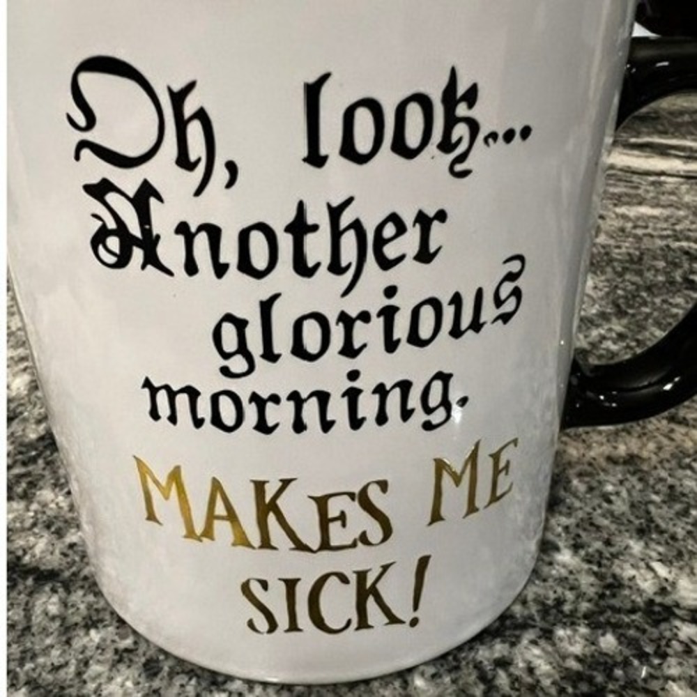 Disney Hocus Pocus Coffee Mug Unisex Large White Another Glorious Morning Quote